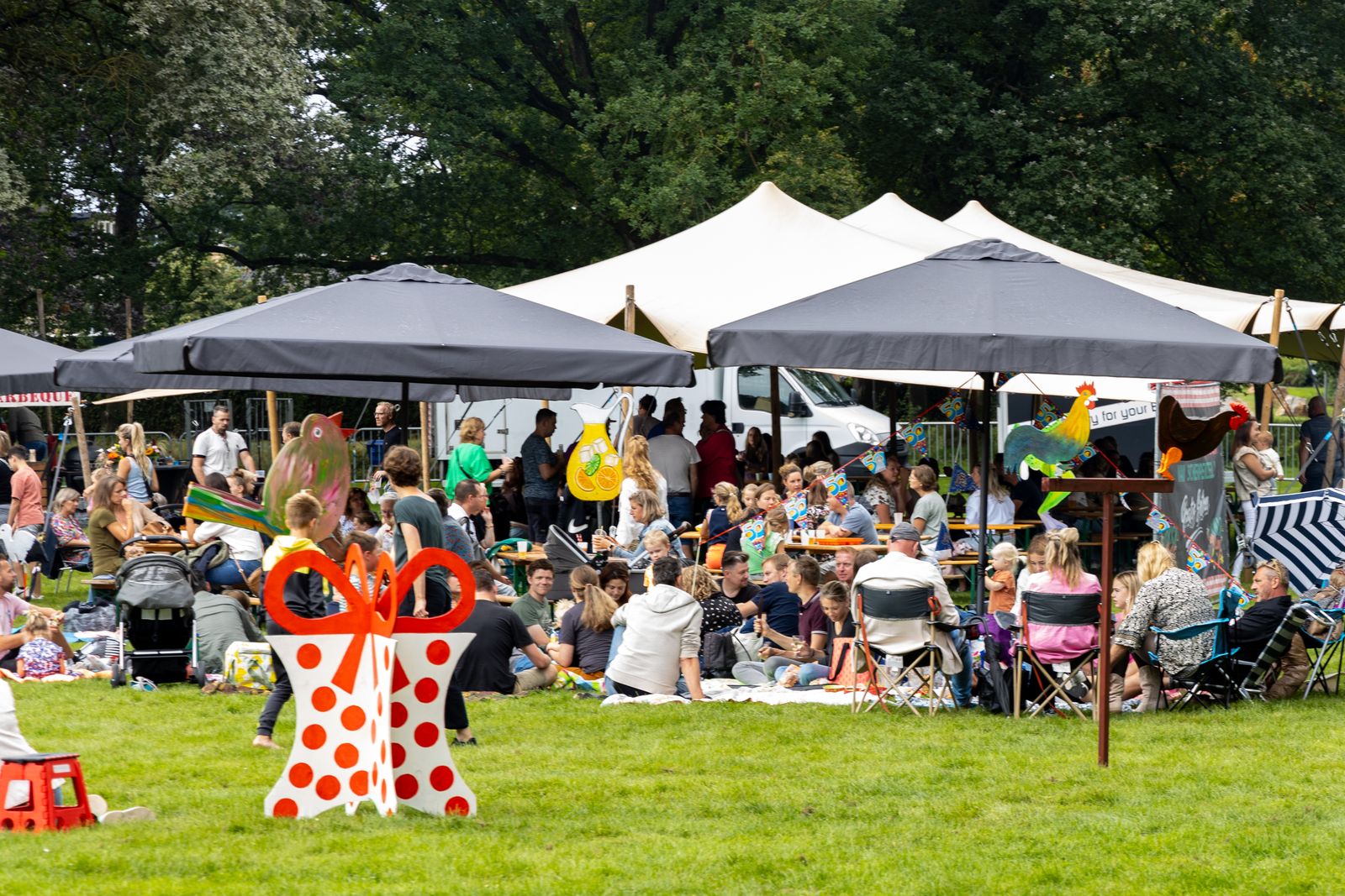 Families genieten van PicknickValley